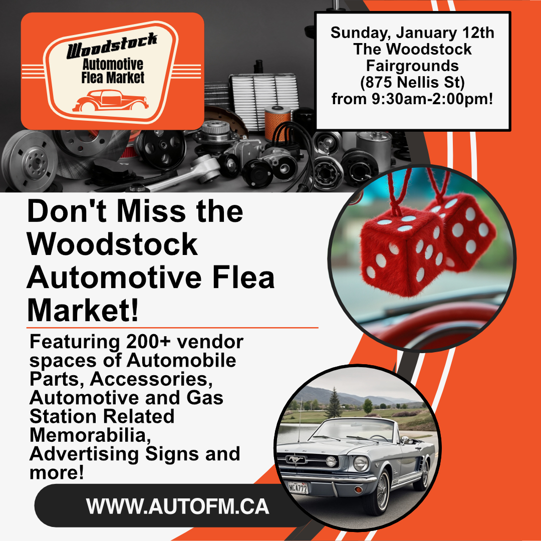 January 12th 2025: The Woodstock Automotive Flea Market!