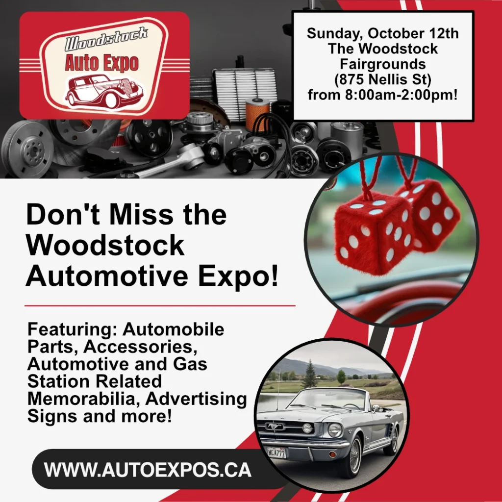 Sunday, October 12th: The Woodstock Auto Expo