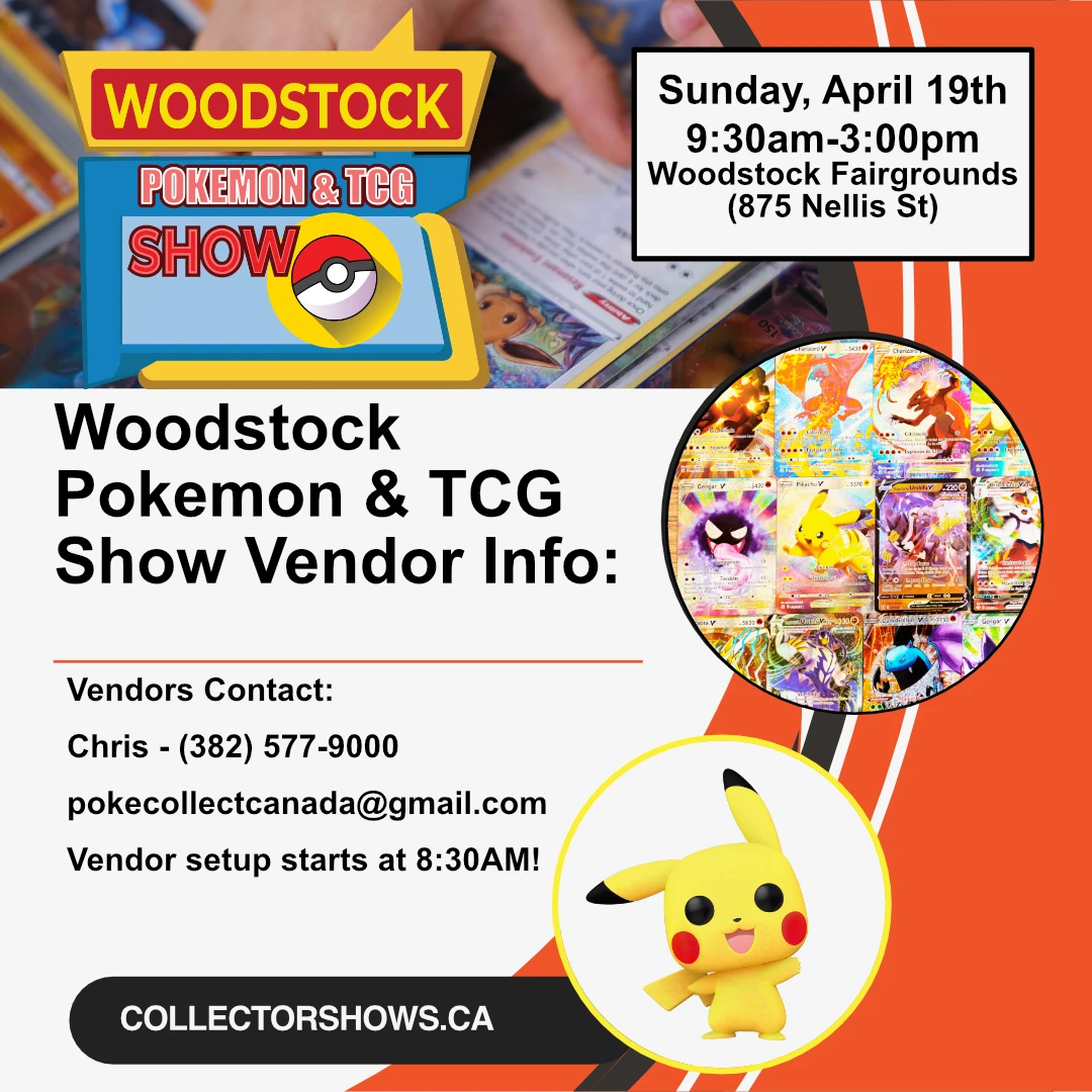 Woodstock Pokemon & TCG Show - Apr 19 - Vendor Info