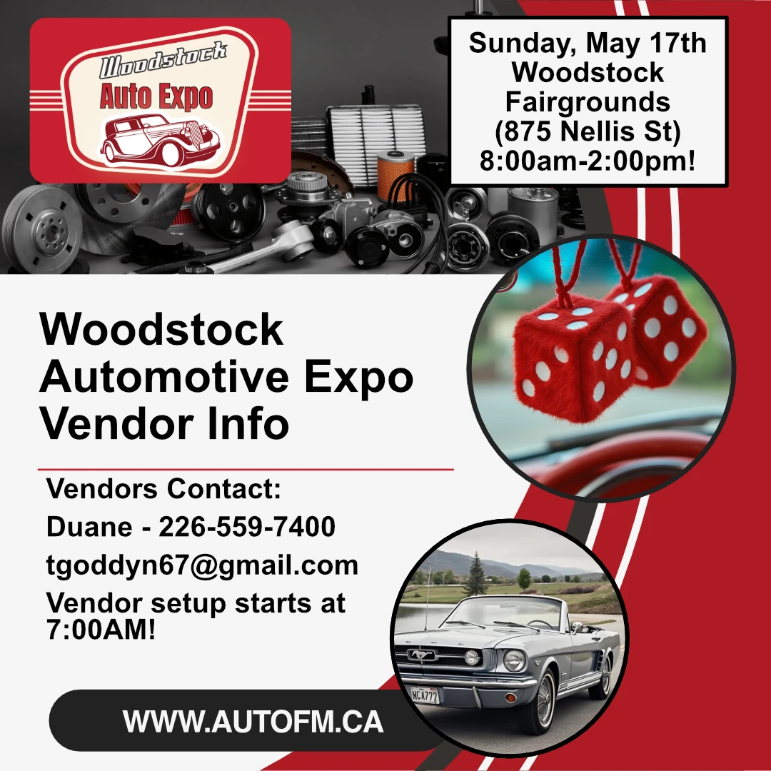 The Woodstock Automotive Expo - Sunday May 17th 2026