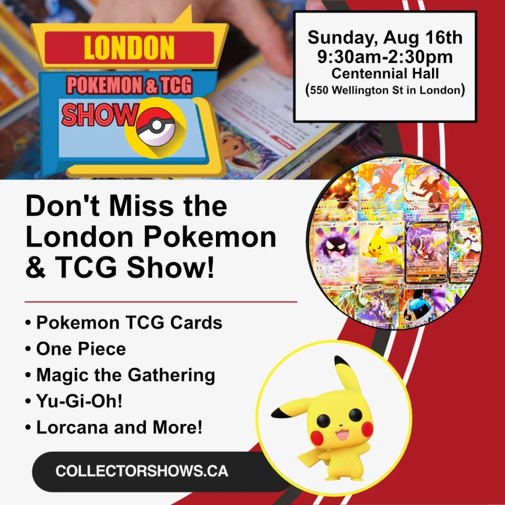Sunday August 16th - London Pokemon Show