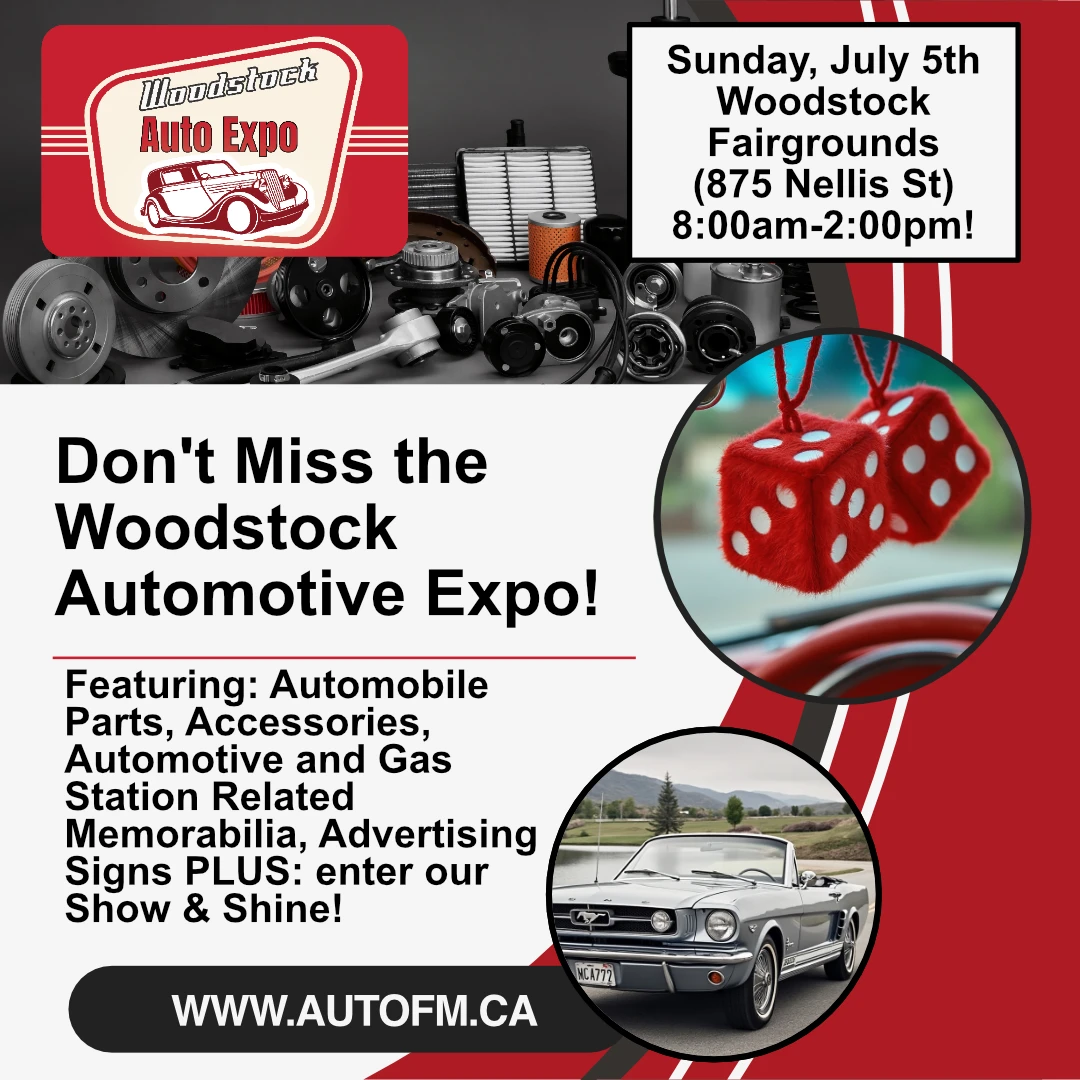 The Woodstock Auto Expo - Sunday July 5th 2026