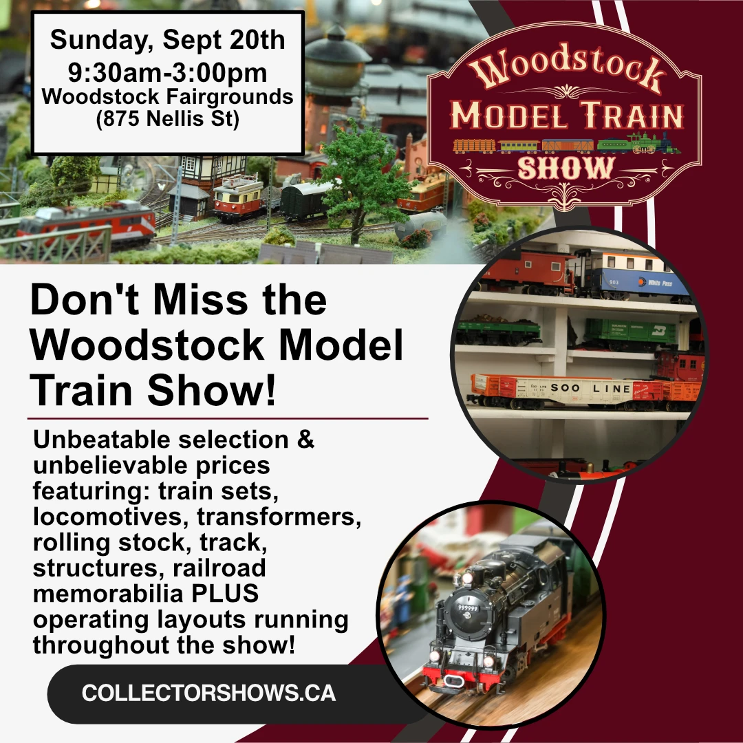 Sunday, September 20th – The Woodstock Model Train Show